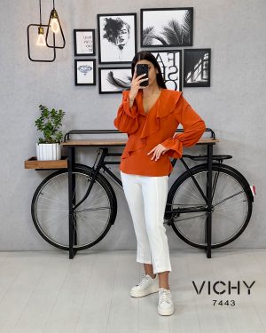 بلوز زنانه مجلسی مدل 7443