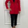 کت زنانه مدل 2018 رنگ قرمز