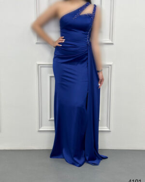 ماکسی کد 4101 - رنگ آبی - انگلیسی