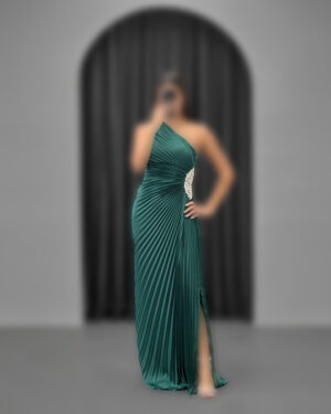 ماکسی مدل 4116 - رنگ سبز - انگلیسی