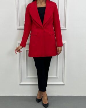 کت و شلوار مدل 2017رنگ قرمز - انگلیسی