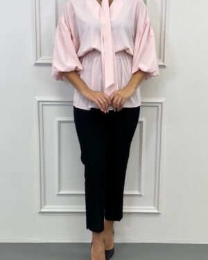 شومیز صورتی مدل 7415 - انگلیسی